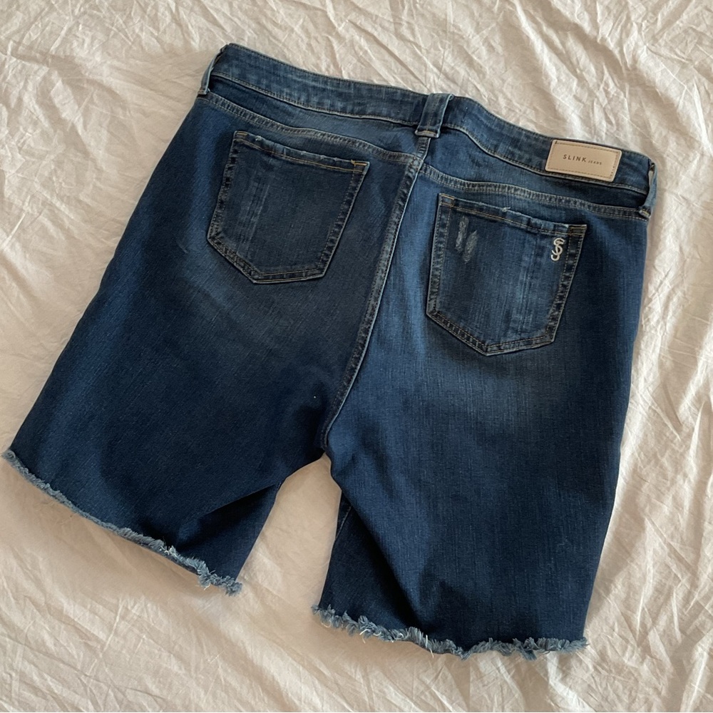 Slink Shorts Jean Curvy Size 14 - Picture 2 of 8